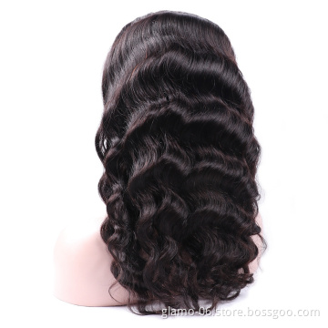 loos deep 180% density 100 percent human hair wig afro kinky curly virgin brazilian front lace wig for sale